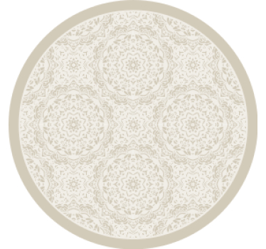 Texture coaster with detailed round design - TenStickers