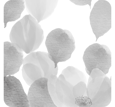 Texture coaster soft gray petals - TenStickers