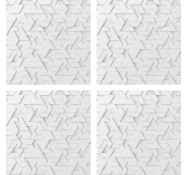Texture coaster with geometric textured design - TenStickers