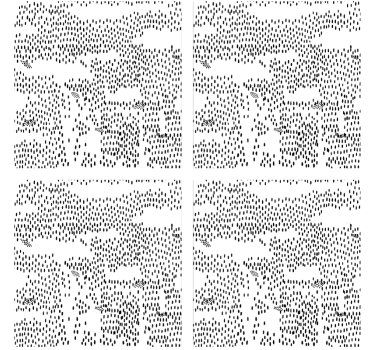 Texture coaster abstract black design - TenStickers