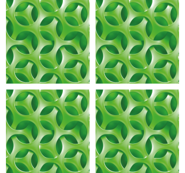 Texture coaster with layered circular design - TenStickers