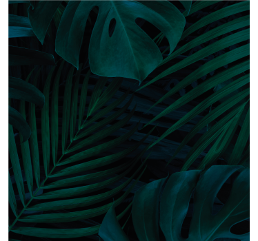 Texture coaster lush greenery design - TenStickers