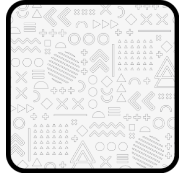 Texture coaster abstract geometric designs - TenStickers