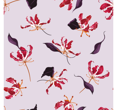 Texture coaster floral motif elegance - TenStickers