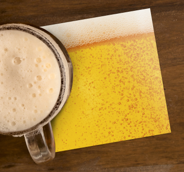 Beer Texture Coaster - TenStickers