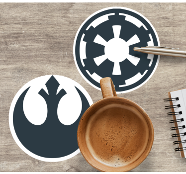Modern coasters symbolic emblems collection - TenStickers