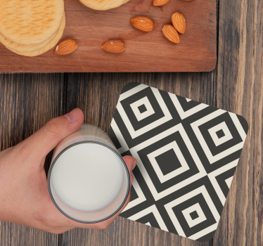 Texture coaster geometric shape exploration - TenStickers