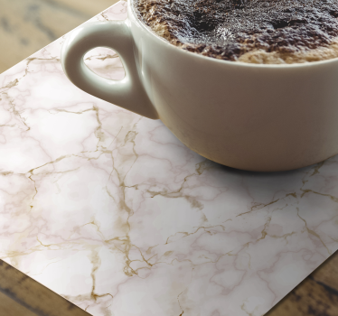 Texture coaster marble pattern surface - TenStickers