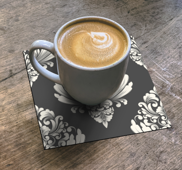 Texture coaster with decorative pattern surface - TenStickers