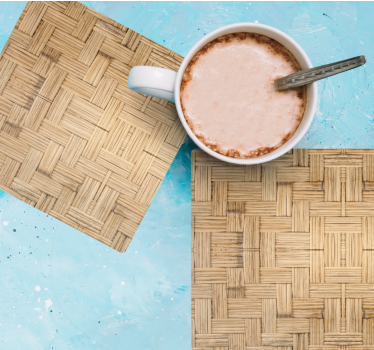 Woven Surface texture coaster - TenStickers