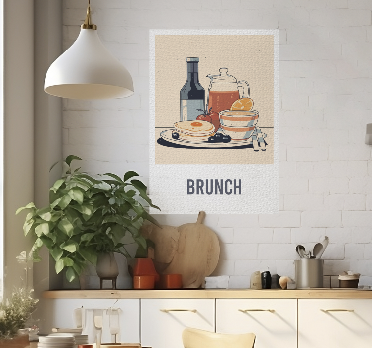 Brunch breakfast wall poster - TenStickers