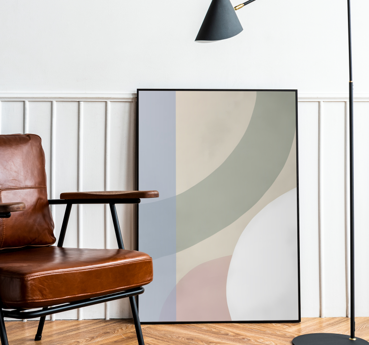 Colour Palette Abstract Wall Poster - TenStickers
