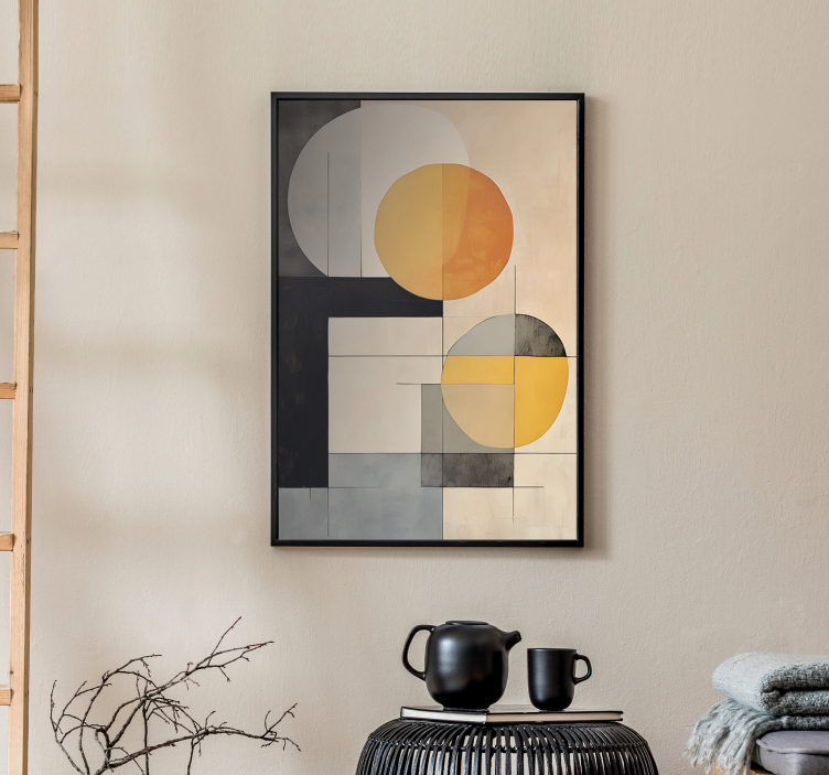 Geometric Shapes Abstract Wall Poster - TenStickers