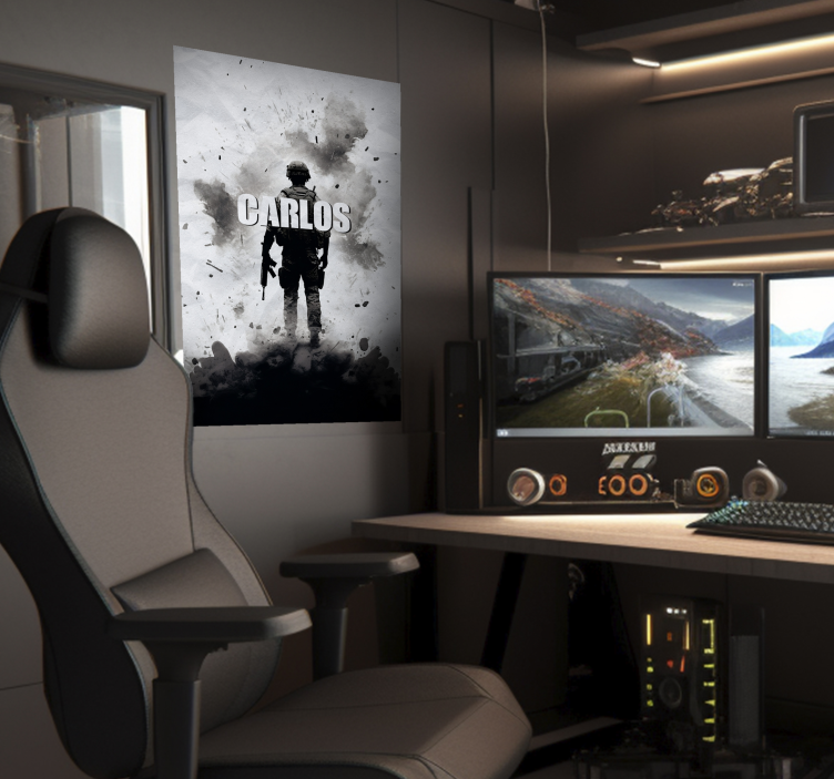 War soldier poster for teenager - TenStickers