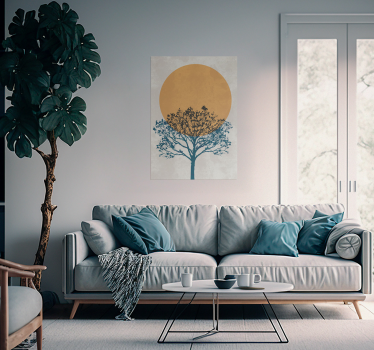 Tree silhouette poster - TenStickers