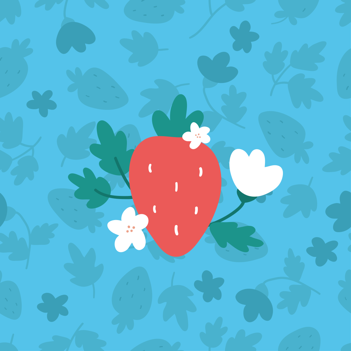 Kitchen poster with vibrant fruit and flower design - TenStickers