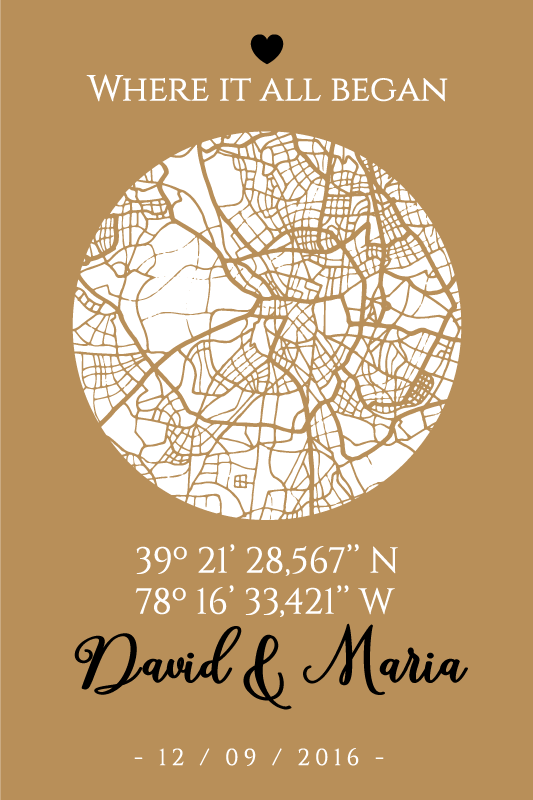 Living room poster the place it all started - TenStickers