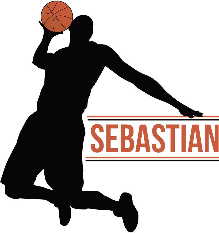 Basketball poster featuring named player - TenStickers