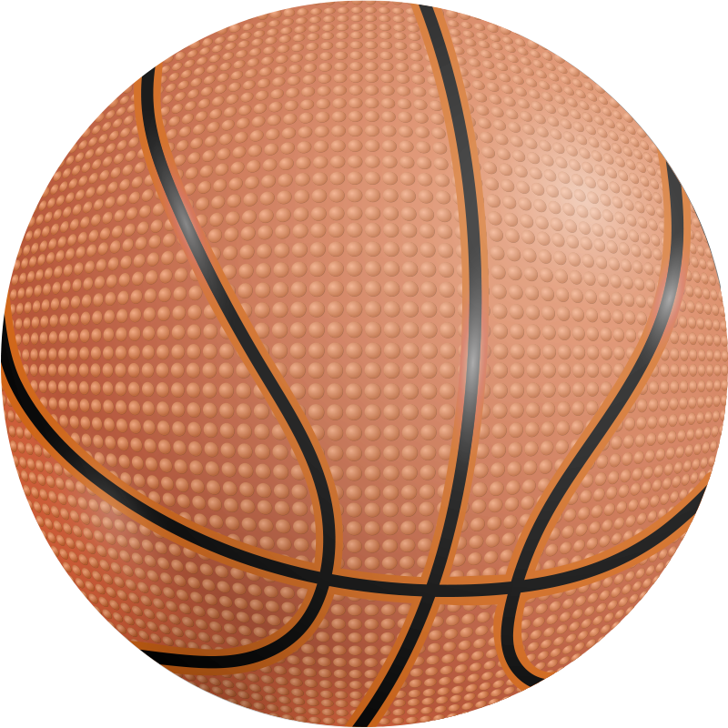 Basketball poster vinyl basketball rug - TenStickers