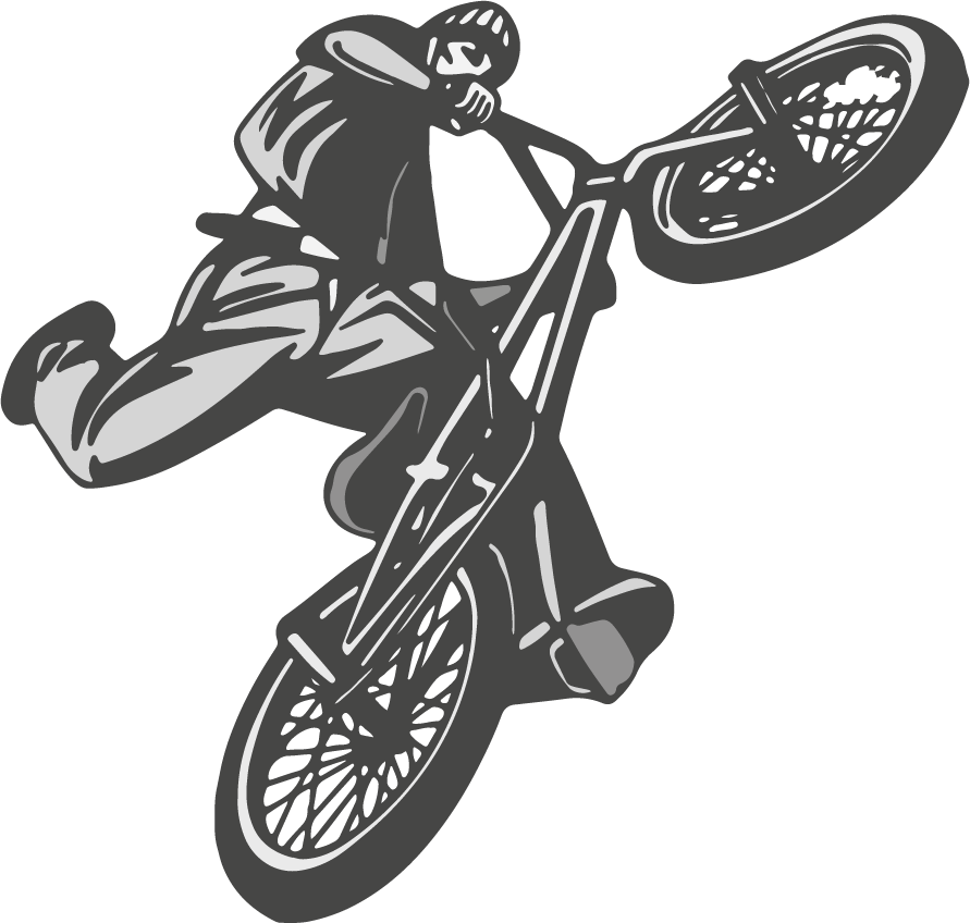 Cycling poster for youth bmx room decor - TenStickers