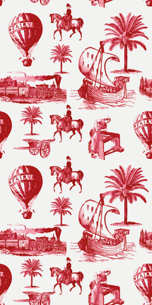 Vintage poster french vintage hot air balloons - TenStickers