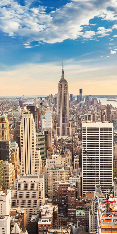 Landscape poster new york skyscraper wall decal - TenStickers