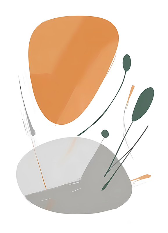 Abstract poster of creative chaos - TenStickers
