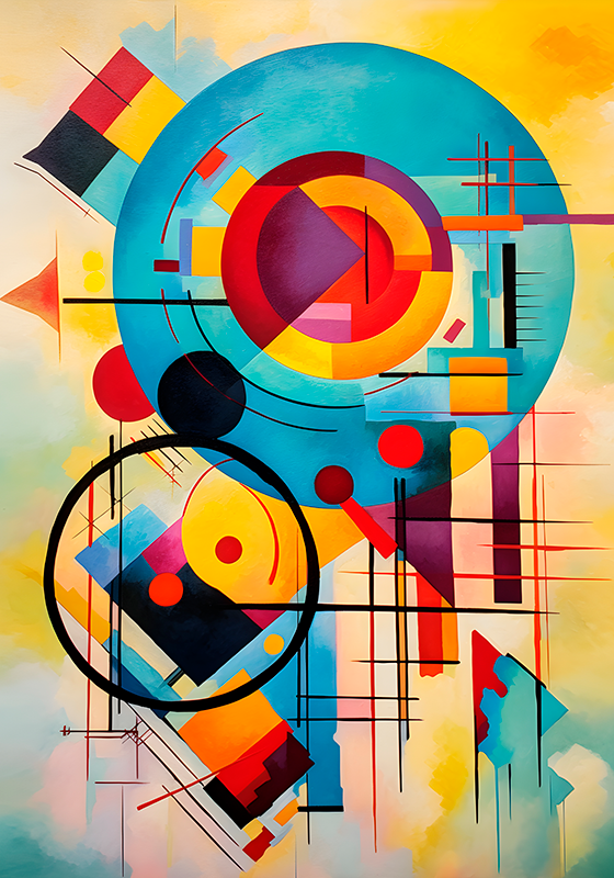 Art poster abstract expressionism artwork - TenStickers