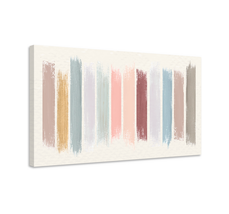Abstract Stroke Art Canvas abstract wall art  1 - TenStickers