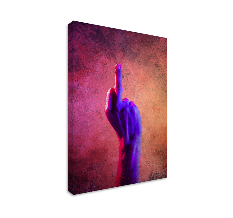Rustic canvas wall art vivid expression - TenStickers
