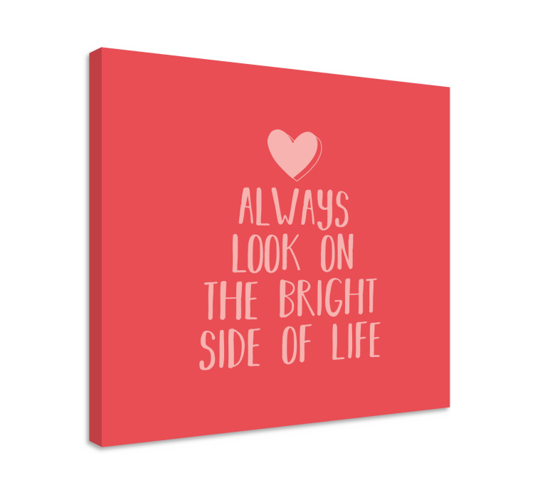 Quote canvas for a bright future - TenStickers