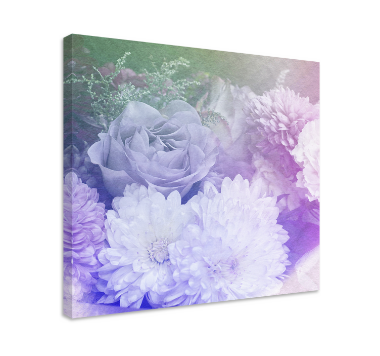 Soft Floral Arrangement Flowers  canvas - TenStickers