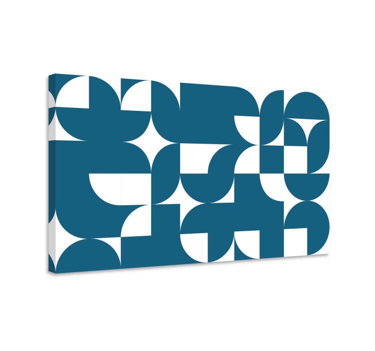 Geometric canvas contemporary shape fusion - TenStickers