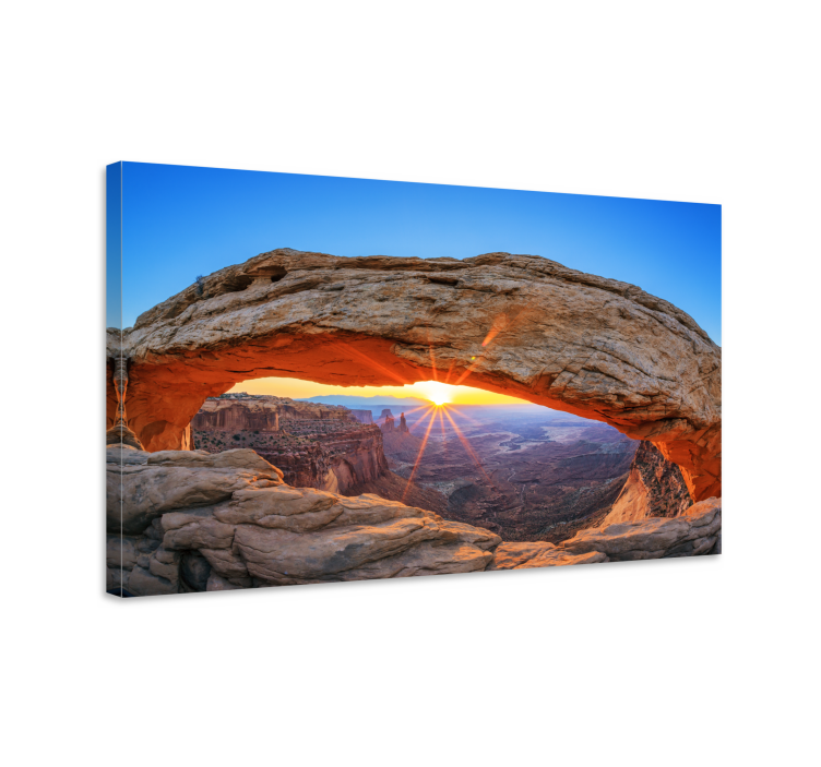 Sunrise Arch View landscape canvas - TenStickers