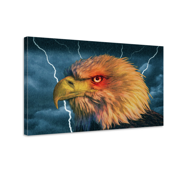 Dog wall art majestic eagle portrait - TenStickers