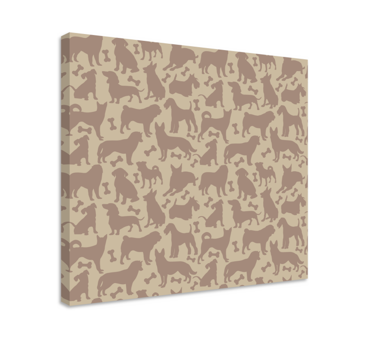 Dog wall art playful canine designs - TenStickers