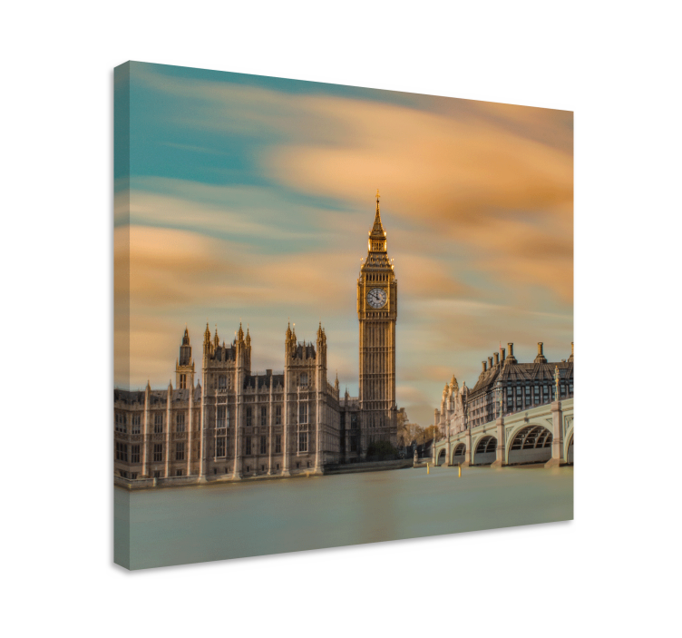 Cityscape wall art big ben landmark - TenStickers