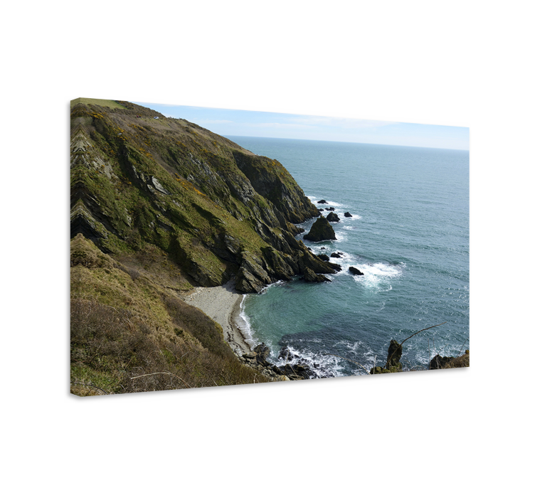 Landscape canvas coastal rocky view - TenStickers
