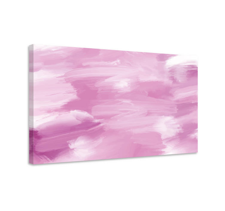 Abstract wall art 1 soft pink brushstrokes - TenStickers