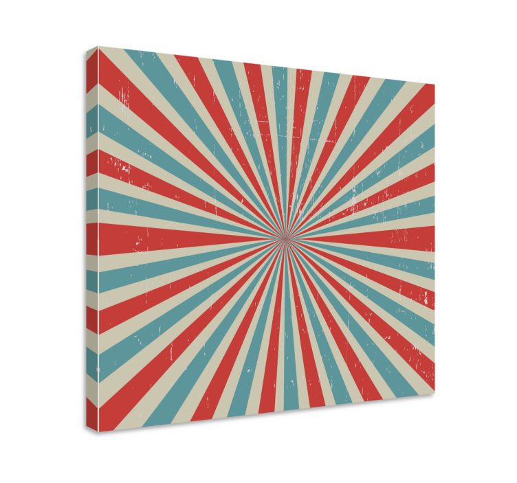 Abstract wall art 1 radiating pattern design - TenStickers