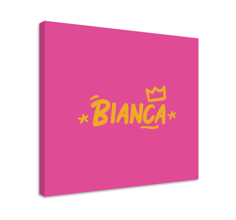 Abc canvas wall art creative name showcase - TenStickers