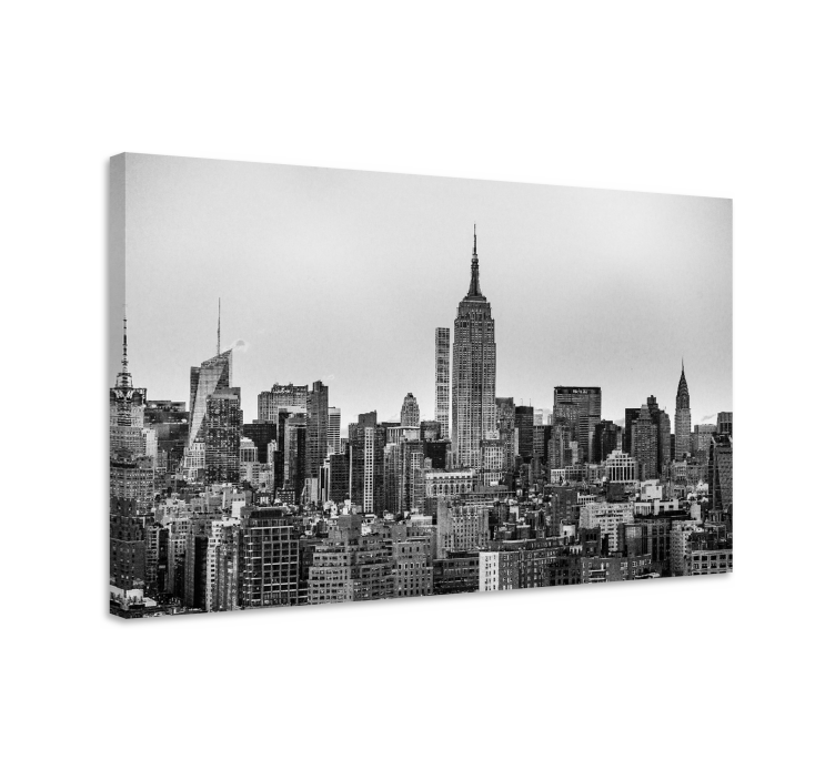 Cityscape wall art new york city silhouette - TenStickers