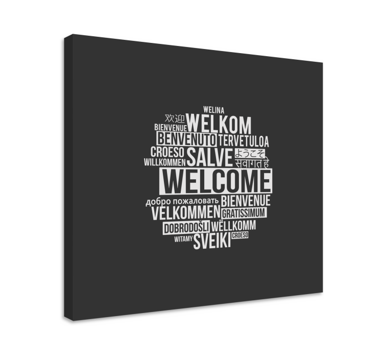 Inspiring quote canvas for every home - TenStickers