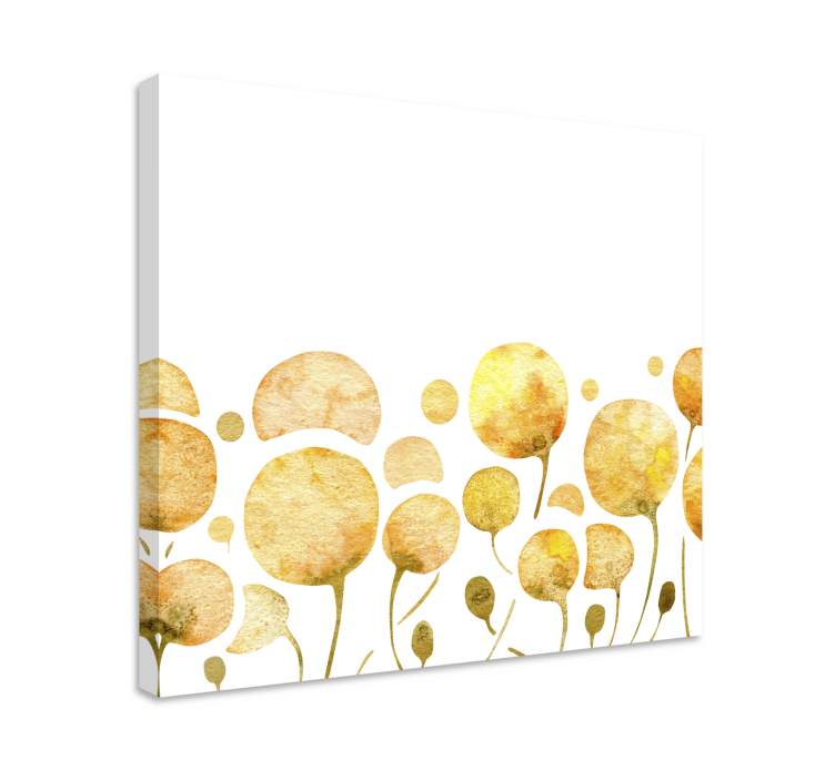 Flowers canvas of bright floral blooms - TenStickers