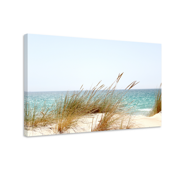 Coastal dunes view landscape canvas - TenStickers