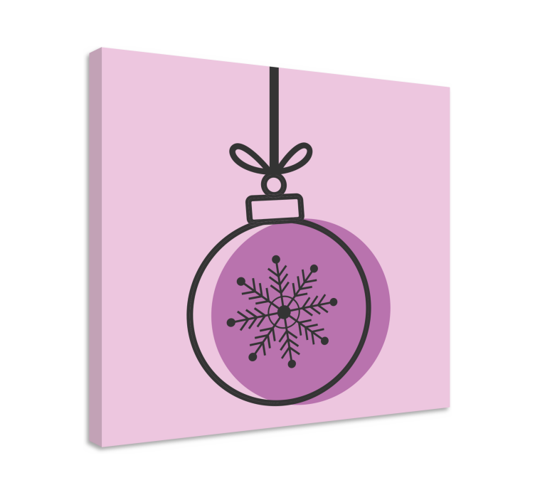 Sports canvas art snowflake ornament - TenStickers