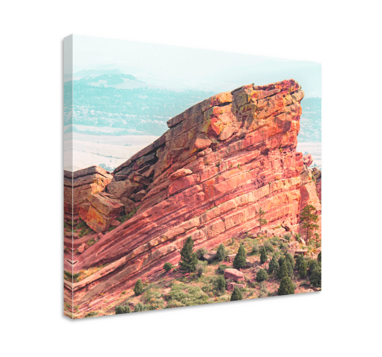 Majestic rock formation landscape canvas - TenStickers