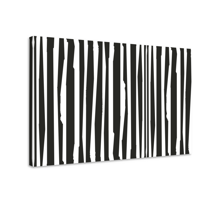 STRIKING MONOCHROME STRIPES buddha wall art - TenStickers
