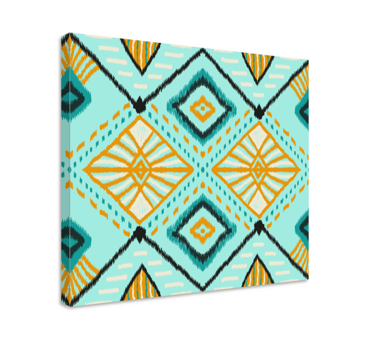 Music canvas art geometric pattern design - TenStickers