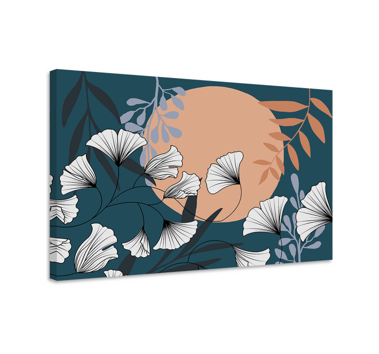 Flowers canvas elegant blossom display - TenStickers